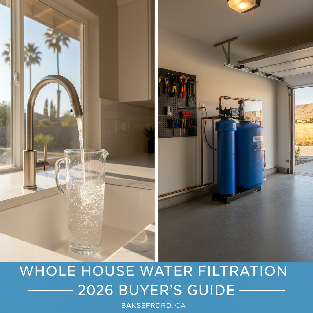 Whole House Water Filtration in Bakersfield, CA — 2026 Buyer's Guide